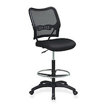 Office Star Air Grid Back Drafting Chair, 51 inch;H x 21 1/4 inch;W x 25 1/2 inch;D, Black