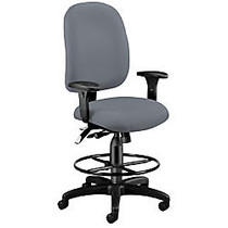 OFM Ergonomic Task Chair With Drafting Kit, Gray