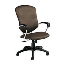 Global; Supra Tilter Chair, High-Back, 42 inch;H x 26 inch;W x 27 inch;D, Earth/Black
