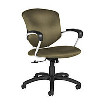 Global; Supra Tilter Chair, Mid-Back, 39 inch;H x 26 inch;W x 26 inch;D, Beach Day/Black
