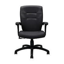 Global; Synopsis Tilter Chair, Mid-Back, 39 1/2 inch;H x 24 1/2 inch;W x 26 1/2 inch;D, Ebony/Black