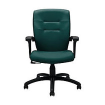 Global; Synopsis Tilter Chair, Mid-Back, 39 1/2 inch;H x 24 1/2 inch;W x 26 1/2 inch;D, Spruce/Black