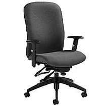 Global; Truform High-Back Multi-Tilter Adjustable Chair, 42 inch;H x 26 inch;W x 25 inch;D, Graphite