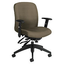 Global; Truform Multi-Tilter Chair, Mid-Back, Sandcastle/Black