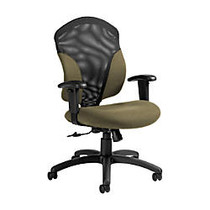 Global; Tye Mesh Tilter Chair, Mid-Back, 41 inch;H x 25 inch;W x 26 inch;D, Beach Day/Black