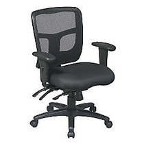 Office Star; ProGrid Mid-Back Mesh Adjustable Chair, 39 inch;H x 26 1/2 inch;W x 25 1/4 inch;D, Black