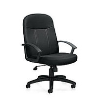 Offices To Go&trade; Tilter Chair With Arms, 41 inch;H x 26 1/2 inch;W x 24 inch;D, Black