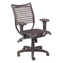 Balt; Banded Managerial Mid-Back Chair, 38 1/2 inch;H x 19 inch;W x 19 inch;D, Black