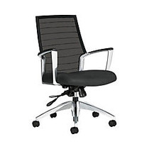 Global; Accord Mesh Mid-Back Tilter Chair, 37 inch;H x 25 inch;W x 25 inch;D, Granite Rock