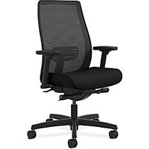 HON Endorse Mesh Mid-Back Work Chair - Black Seat - Black Back - 5-star Base - 28.8 inch; Width x 28.8 inch; Depth x 45.5 inch; Height