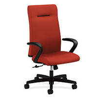 HON; High-Back Executive Chair, 47 1/2 inch;H x 27 inch;W x 38 1/2 inch;D, Poppy/Black