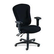Lorell&trade; Accord Series Managerial Chair, 48 1/4 inch;H x 26 3/4 inch;W x 26 inch;D, Black