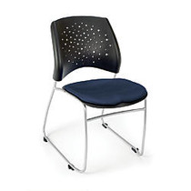 OFM Stars And Moon Stack Chairs, Navy, Set Of 4