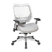 Office Star&trade; Space; Revv Mesh Mid-Back Chair, Ice White/Shadow