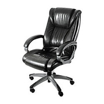 Z-Line Designs Leather Chair, Black