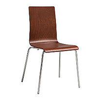 Safco; Bosk Stackable Chair, Cherry