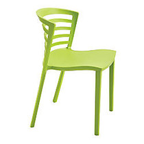 Safco; Entourage Stackable Chairs, 30 inch;H x 19 1/2 inch;W x 21 1/2 inch;D, Green, Set Of 4