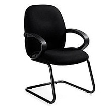Global; Enterprise; Fabric Guest Chair, Black