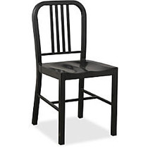 Lorell; Metal Chair, Black, Set Of 2