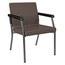 Office Star; Bariatric Big & Tall Guest Chair, Java/Gunmetal Gray