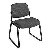 Office Star&trade; Deluxe Sled-Base Chair, 32 1/2 inch;H x 23 inch;W x 24 inch;D, Onyx