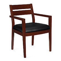 Offices To Go&trade; Guest Chair, Wood,32 1/2 inch;H x 23 inch;W x 23 inch;D, Cordovan