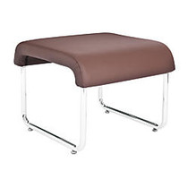 OFM Uno Backless Seat, 20 1/2 inch;H x 28 1/2 inch;W x 28 1/2 inch;D, Brown