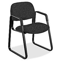 Safco; Cava Urth Fabric Sled-Base Guest Chair, Black