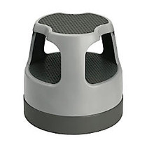 Cramer Scooter Stool, 15 inch;H x 15 7/16 inch;W x 15 7/16 inch;D, Gray
