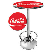 Coca Cola; Pub Table, Round, 28 inch; Diameter, Red