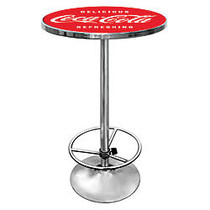 Coca Cola; Pub Table, Round, 28 inch; Diameter, Vintage, Red