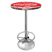 Coca Cola; Pub Table, Round, 28 inch; Diameter, Wings, Red