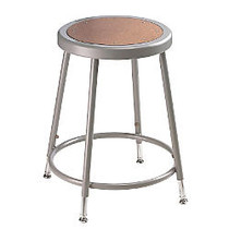 National Public Seating Adjustable Hardboard Stools, 19 - 26 1/2 inch;H, Gray, Set Of 5