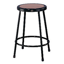 National Public Seating Hardboard Stool, 24 inch;H, Black