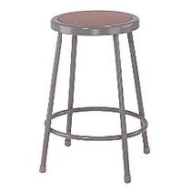 National Public Seating Hardboard Stool, 24 inch;H, Gray