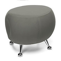 OFM Jupiter Series Stool, Gray/Chrome