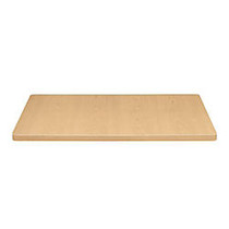 HON; Square Laminate Hospitality Table Top, 1 1/8 inch;H x 36 inch;W x 36 inch;D, Natural Maple