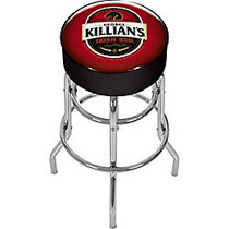 Trademark Global George Killian's Irish Red Padded Bar Stool, Chrome