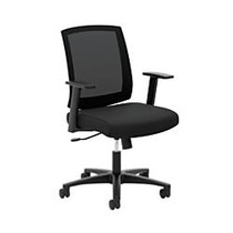 Basyx by HON; VL511 Mid-back Task Chair, Black