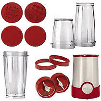 BELLA; 12-Piece Rocket Blender, Red