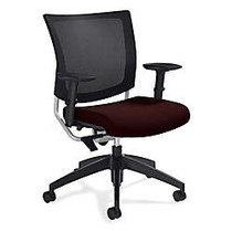 Global; Graphic Mesh-Back Task Chair, 36 inch;H x 25 inch;W x 24 inch;D, Cabernet