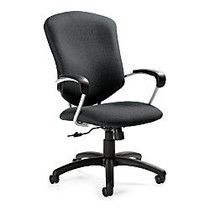 Global; Supra High-Back Tilter Task Chair, 42 inch;H x 26 inch;W x 27 inch;D, Graphite