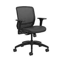 HON; Quotient Mesh Mid-Back Task Chair, Black