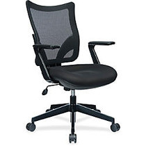 Lorell&trade; S-8 Mesh Back Task Chair, Black
