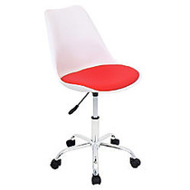 Lumisource Petal Task Chair, Red/White