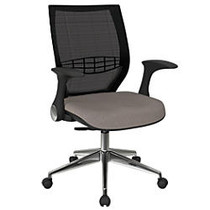 Office Star&trade; Pro-Line II ProGrid Fabric High-Back Chair, Gold Dust/Black/Silver