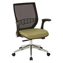 Office Star&trade; Pro-Line II ProGrid Fabric High-Back Chair, Lily Pad/Black/Silver