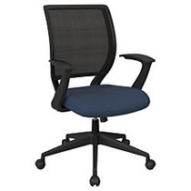 Office Star&trade; Work Smart Mesh Task Chair, Blue Galaxy/Black