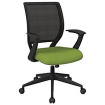 Office Star&trade; Work Smart Mesh Task Chair, Green/Black