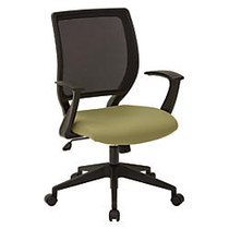 Office Star&trade; Work Smart Mesh Task Chair, Lily Pad/Black